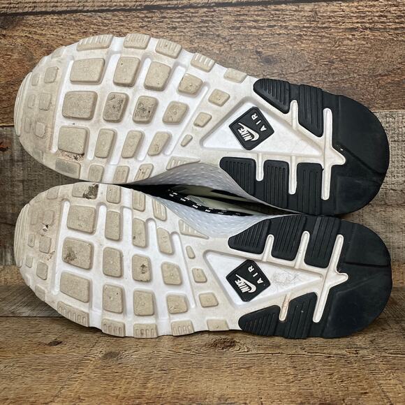 Nike Air Huarache Run Ultra Running Shoes Black Gray Size 7.5 - Picture 8 of 11